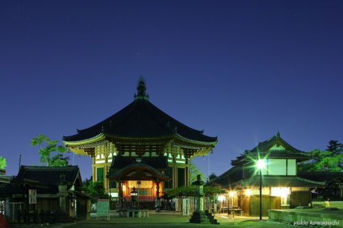 興福寺の夜景 No.1　[ 奈良・大和路の名刹 探訪！ 興福寺 （ kohfukuji-temple ） No.1 ]