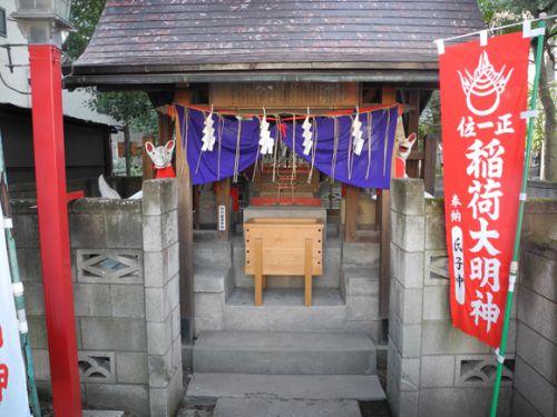 上神明天祖神社 境内社 伏見稲荷社(東京都品川区二葉4)