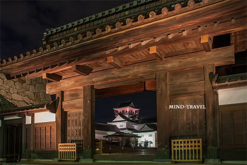 富山城 温顔時富山別院 ライトアップ 『富山の薬売りと浄土真宗』