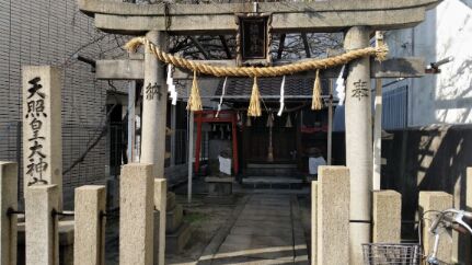 大阪府吹田市の常光円満寺から歩いて