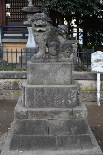野田神社の狛犬達