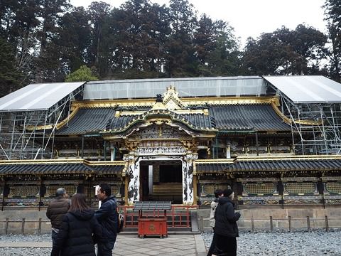 日光東照宮「唐門」「御本殿」と「眠り猫」