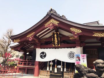 素盞雄神社 疫神祭の桃守り