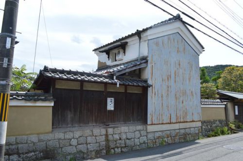 蔵のある風景左0373回 岩倉 実相院 付近