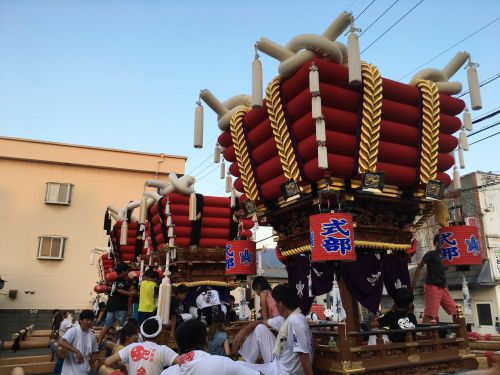 万願寺夏祭り 宮入【住吉神社・八幡神社・式部御野懸主神社】2018年8月5日 / Manganji Summer Festival in Yao city, Osaka