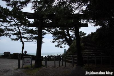 海津見神社竜王宮(高知市浦戸城山831) 靖国神社 白山神社(土佐清水市足摺岬)