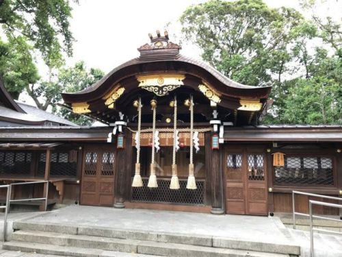 護王神社 狛イノシシがお出迎え!足腰の守護神(京都市上京区)
