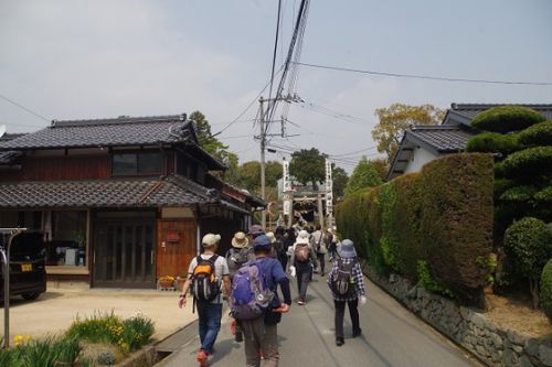 春日神社 山口市鋳銭司(すせんじ) 狛犬ウォークvol.12桜の季節に狛さんぽ