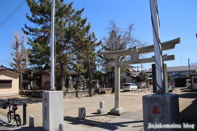 古新田稲荷神社(八潮市古新田)