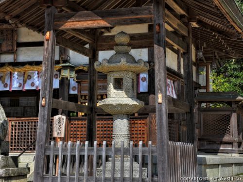 大宮売神社の石燈籠 (京都)
