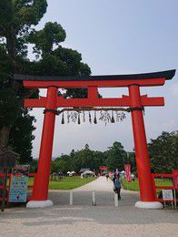 京都最古の神社前・やきもち