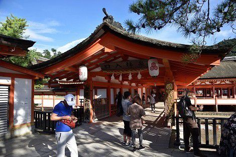 厳島神社の御朱印　[広島県廿日市市]