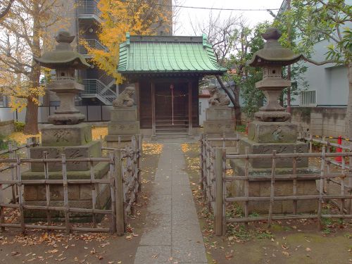 根ケ原神社 - 環七通り沿いに鎮座する第六天社