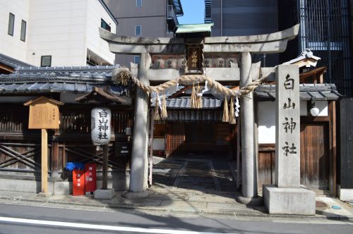 まち歩き中1280 京の通り 麩屋町通 NO41 白山神社 神社中0230
