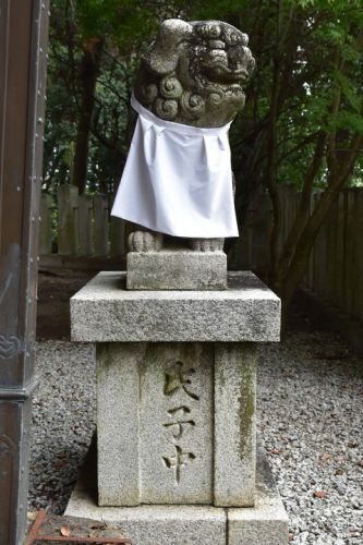 火幡神社の狛犬達