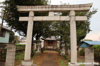 白山神社 古河市中田