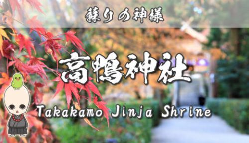 【甦りの神様】高鴨神社