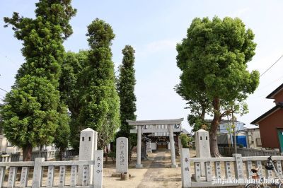 伊原久伊豆神社 越谷市市川柳町