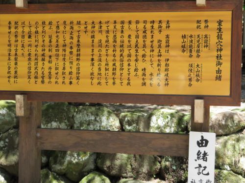 室生龍穴神社の白龍