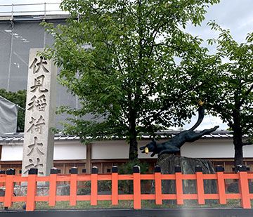 伏見稲荷大社への参拝