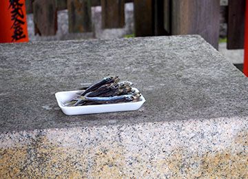 伏見稲荷山:御劔社の雷石